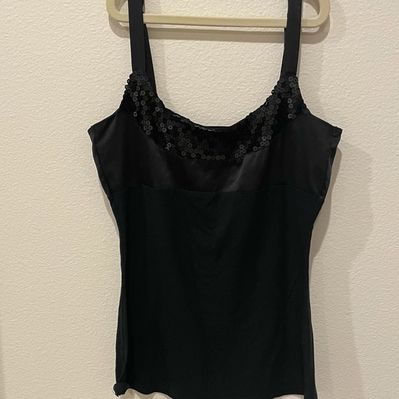 The Limited - Black cami top, XS, adjustable straps - Picture 3 of 7